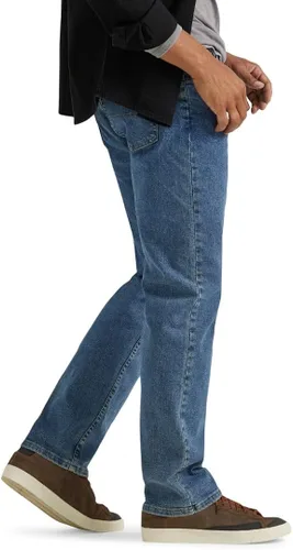 Vista 2 de Wrangler Authentics Comfort Flex Waist - Jeans de ajuste estándar para hombre