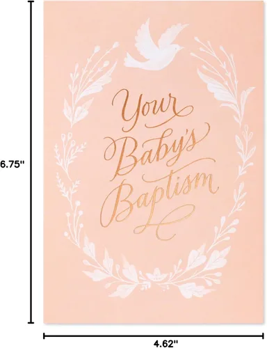 Vista 6 de American Greetings - Tarjeta de Bautizo (Alegría Maravillosa por Venir)