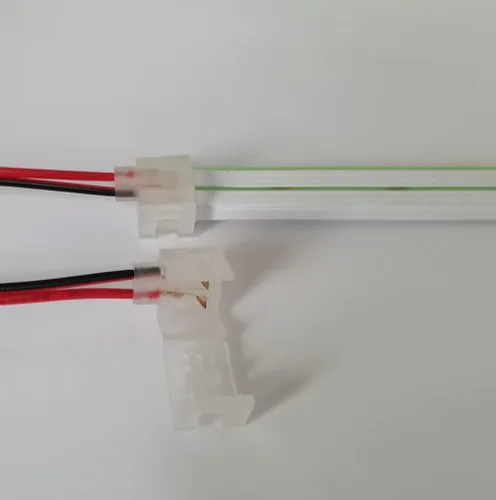 Vista 2 de 99 Lighting 10 piezas 12V conector de neón LED sin soldadura Accesorios para Conectar Flex de Cuerda de Neón de 6x12mm (para 6x12mm)
