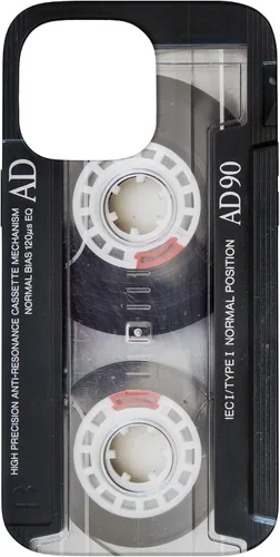 Vista 21 de iPhone 16 Vintage Music Audio Cassette Cinta Retro 90s 80s 70s 60s Caso