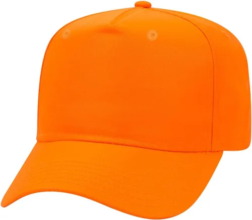 Vista 43 de OTTO Gorra de béisbol de perfil medio con 5 paneles OTTO 31-069 Negro y natural.