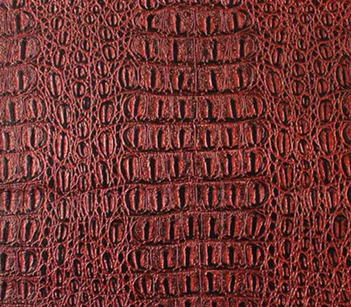 Vista 18 de Tela de Vinilo Imitación Cuero de Cocodrilo 54" de Ancho Vendido por Yarda (Bronce)