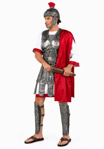 Vista 2 de Set de Disfraz de Armadura de Gladiador para Hombre Multicolor