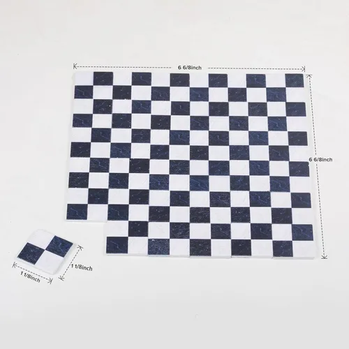 Vista 2 de Accesorios para casa de muñecas en miniatura - Suelo de casa de muñecas, 36 piezas
