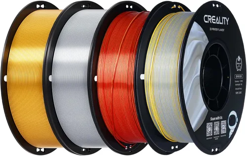 Vista 19 de Creality PLA - Filamento de impresora 3D de 1.75 mm, paquete de filamento para impresoras 3D, resistencia mejorada sin deformación, precisión