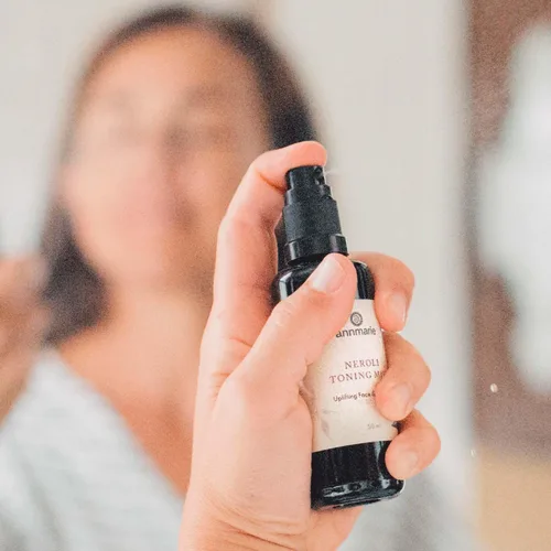 Vista 9 de Annmarie Skin Care Neroli Toning Mist - Infusión hidratante de aloe vera orgánica, tónico refrescante y calmante para piel seca y opaca, adecuado