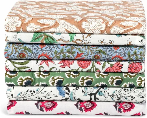 Vista 17 de Ridhi - Servilletas de tela con estampado de espárragos verdes, 18 x 18 100% algodón, servilletas de cocina, diseño floral, reutilizables