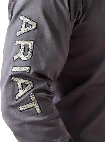 Vista 65 de Ariat Camisa de sarga con logotipo del equipo para hombre