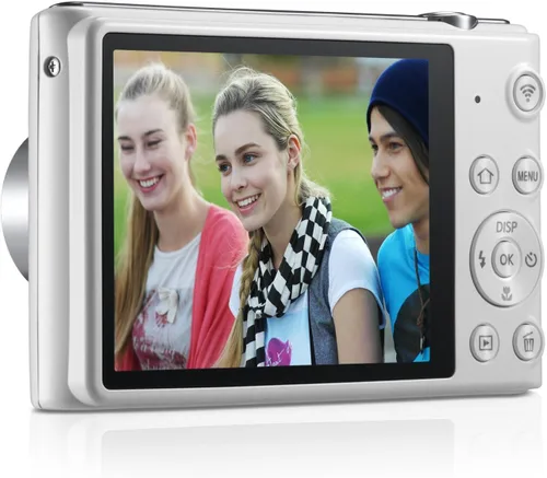 Vista 7 de [Renovado] Samsung ST150F - Cámara digital inteligente WiFi de 16.2 MP con zoom óptico de 5x y pantalla LCD de 3.0" (Blanco) (MODELO ANTIGUO)