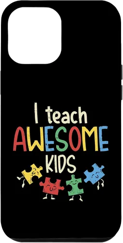 Vista 25 de iPhone 16 I Teach Awesome Kids Autismo Educación Especial Estuche para Maestro