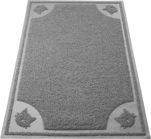 Vista 10 de Mr. Pen - Tapete grande de arena para gatos, 23 x 35 pulgadas, tapete negro para caja de arena para gatos, tapete para atrapar arena para gatos