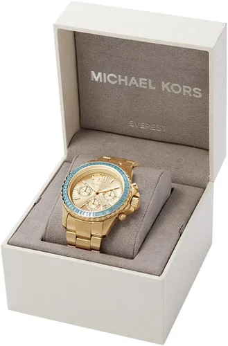 Vista 5 de Michael Kors Everest - Reloj de acero inoxidable para mujer con correa de acero o silicona