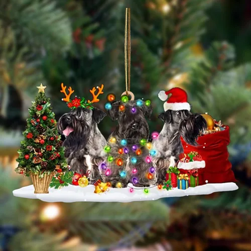 Vista 49 de Nazenti Adorno de Navidad personalizado con amigos Affenpinscher – Adorno de perro personalizado para amantes de las mascotas, acrílico plano