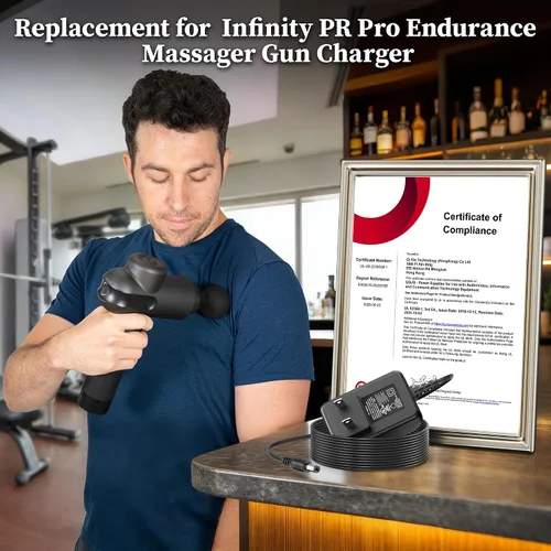 Vista 3 de Cargador de alimentación de CA de 26 V para pistola de masajeador Infinity PR Pro Endurance 12MG021131