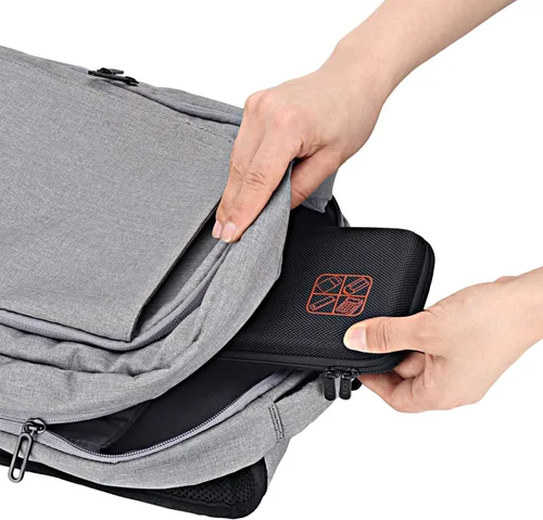 Vista 5 de BOVKE TI-30XIIS - Funda rígida para calculadora científica Texas Instruments TI-30XIIS, 2 líneas, con bolsillo de malla para cables de carga