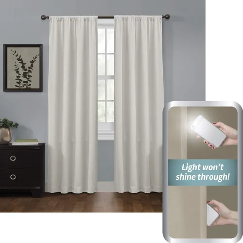 Vista 10 de Zenna Home Smart Curtains Tiffany Ultimate - Panel de ventana 100% opaco, 50 x 63 pulgadas, 1 panel, aguamarina