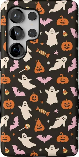 Vista 323 de Casely Funda para Galaxy S9 Postura de cadáver Yoga de esqueleto Diseño protector delgado esencial de doble capa