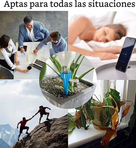 Vista 6 de LABOTA Paquete de 24 picos de riego automático para plantas, agua automática para plantas al aire libre, dispositivos de inserción con interruptor