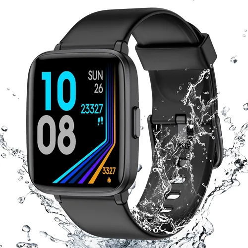Vista 8 de LIVIKEY Reloj de seguimiento de actividad física con monitor de frecuencia cardíaca, rastreador de actividad con podómetro, monitor de sueño