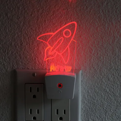 Vista 22 de Luz nocturna personalizada ATV para la habitación de los niños, decoración personalizada para el dormitorio de los niños, luz para niños