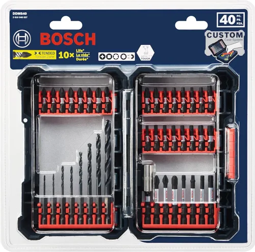Vista 12 de Bosch DDMS20 Juego de sistema de caja personalizada con accionamiento de taladro resistente al impacto de 20 piezas