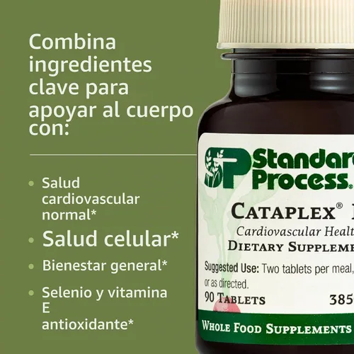 Vista 7 de Standard Process Cataplex E2, soporte para la salud cardíaca y celular, 90