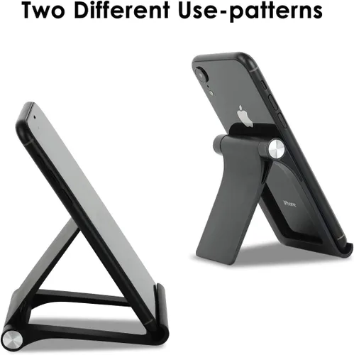 Vista 3 de Soporte para teléfono celular, multiángulo, ajustable, soporte de escritorio para teléfono, soporte para tableta para iPhone 17 16 15 14 13 12 11