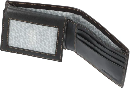 Vista 3 de Skechers Men's Passcase RFID Leather Wallet with Flip Pocket