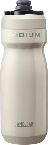 Vista 21 de CamelBak Podium - Botella de agua para bicicleta de acero inoxidable con aislamiento de acero, retención de frío para ciclismo, 12 onzas, color negro