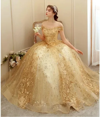 Vista 3 de Apliques de encaje vestido de fiesta de baile de graduación fuera del hombro largo quinceañera dulce 15 16 vestido de fiesta