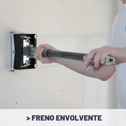 Vista 4 de Asgard Herramientas de cinta para paneles de yeso Mango de caja plana extensible con freno - PRO GRADE 5 años de garantía