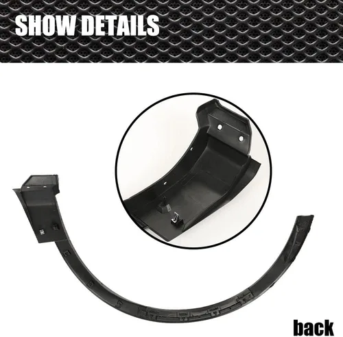 Vista 4 de CROSSDESIGN Fender Flare Molding Compatible con Ford Explorer 2011-2015 - Guardabarros delantero derecho