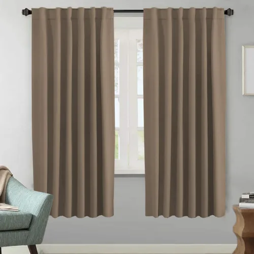 Vista 184 de H.VERSAILTEX Cortinas Opacas con Aislamiento Térmico, Paneles de Tratamiento de Ventanas que Oscurecen la Habitación, Cortinas Opacas para Sala