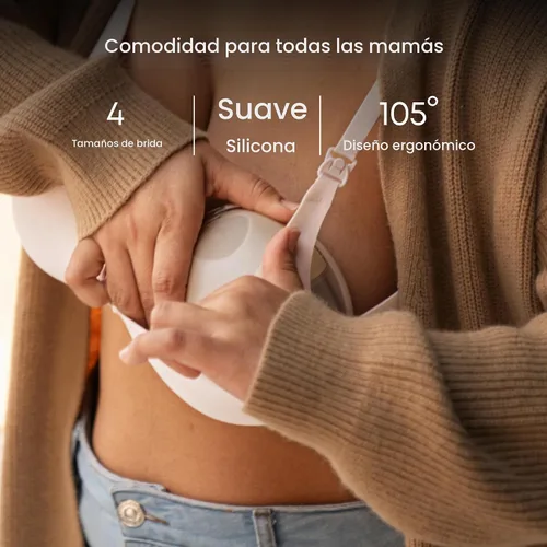 Vista 7 de eufy S1 - Extractor de leche portátil con calefacción, flujo de calor