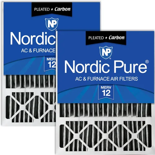 Vista 36 de Nordic Pure 20 x 25 x 5 (tamaño real: 19 3/4 x 24 3/4 x 4 3/8) Lennox X6673 X6675 Filtro Merv 8 de repuesto para reducción de olores 2