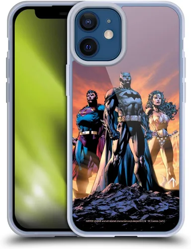 Vista 84 de Head Case Designs Funda de gel con licencia oficial de la Liga de la Justicia DC Comics #10 Darkseid War Comic Book Cover
