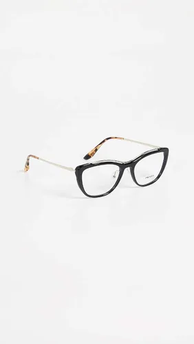 Vista 4 de Prada Lentes de metal PR 04VV para mujer color negro talla única