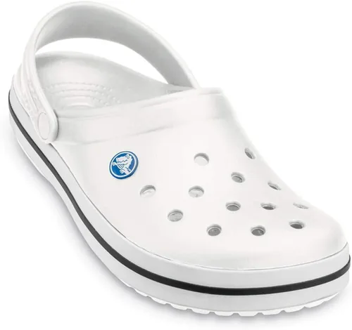 Vista 6 de Crocs Zuecos Crocband para hombre y mujer, Blanco