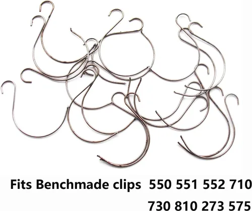 Vista 2 de 10 pares de muelles de cuchillo EDC, resortes de repuesto para navaja de bolsillo Axis Lock 550 551 552 710 730 810 273 575