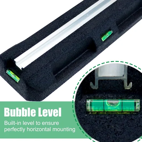 Vista 7 de Forestchill Kit de base de goma para montaje en el suelo para condensador de aire acondicionado mini split, paquete de 2 soportes de montaje mini