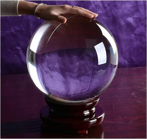 Vista 3 de Salud & Hogar Bola de Cristal de Cuarzo Esfera Centros de Mesa de Boda Decoraciones para el Hogar (Talla: 9.8 in)