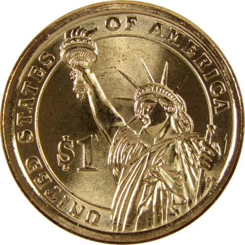 Vista 2 de 2010 D Abraham Lincoln Moneda de Dólar Presidencial BU Sin Circular $1 Moneda