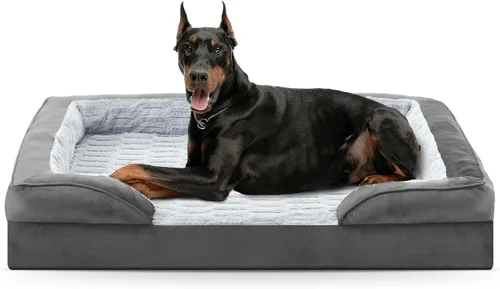 Vista 27 de FURTIME Cama Ortopédica para Perros para Perros Pequeños - Camas de Sofá para Perros Pequeños Lavables, Cama de Sofá de Espuma de Apoyo