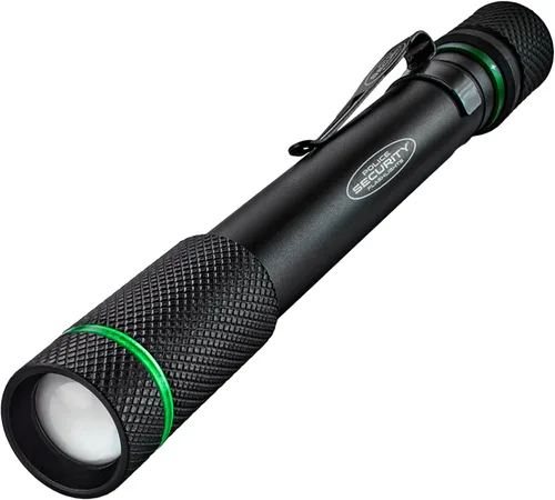Vista 10 de Police Security Aura-RS Linterna recargable ultra brillante de 260 lúmenes, compacta, 3 modos, enfoque deslizante, carga USB-C, perfecta