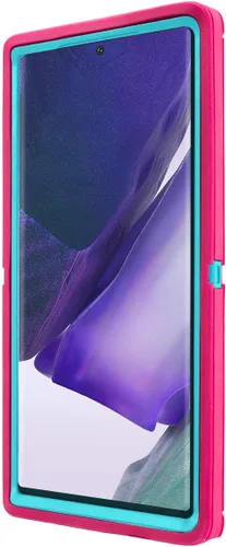 Vista 5 de AICase Funda para Galaxy Note 20, protección contra caídas de cuerpo completo, resistente, a prueba de golpes, caídas y polvo, 3 capas, funda