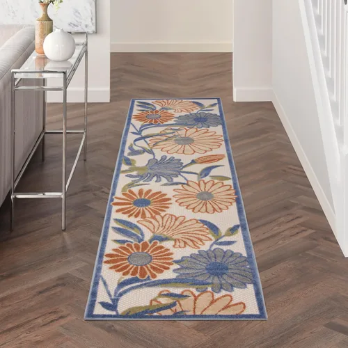 Vista 51 de Nourison Home Aloha - Alfombra beige de 2 pies 3 pulgadas x 12 pies, fácil de limpiar, no se desprende, para dormitorio, sala de estar, comedor