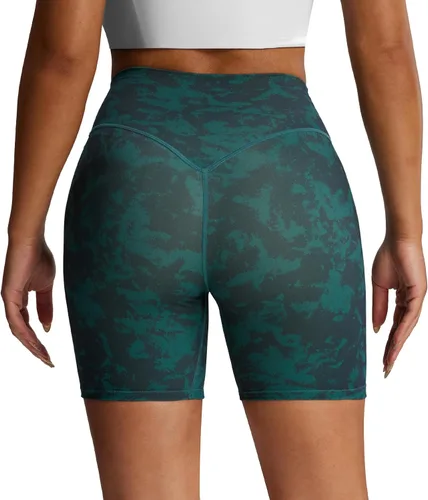 Vista 13 de Aoxjox Pantalones cortos Metamorph Deep V de 6" Azul (Cascade Blue)