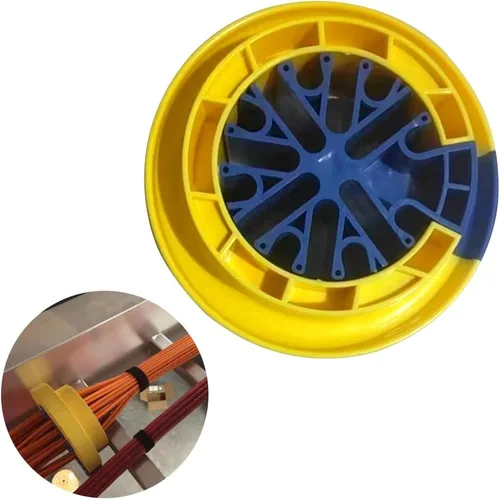 Vista 5 de Herramienta organizadora de cables y peine de cables para gestión de cables de red - Kit de cableado universal de categoría 5/6 para evitar enredos