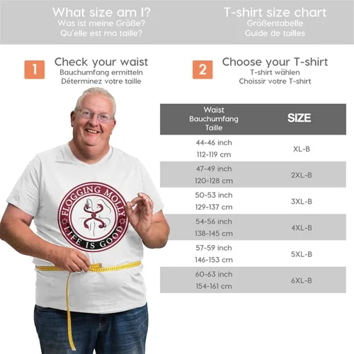Vista 2 de Mens Large Size T Shirt Basic Camping Short Sleeve Full Season Tee