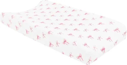 Vista 3 de Kyte Baby Funda de almohadilla de cambio suave, rayón hecha de material de bambú (rubor)